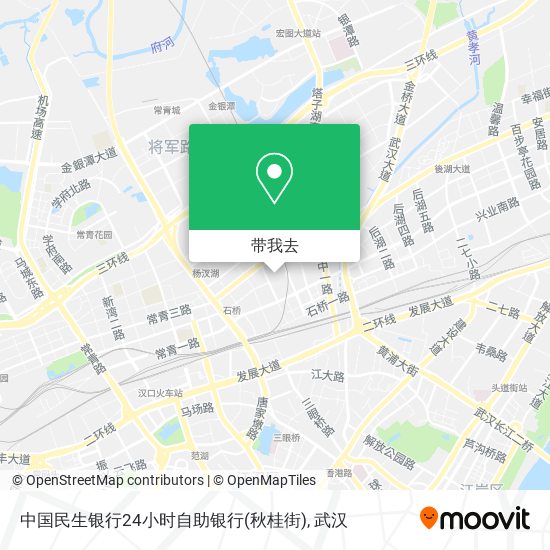 中国民生银行24小时自助银行(秋桂街)地图