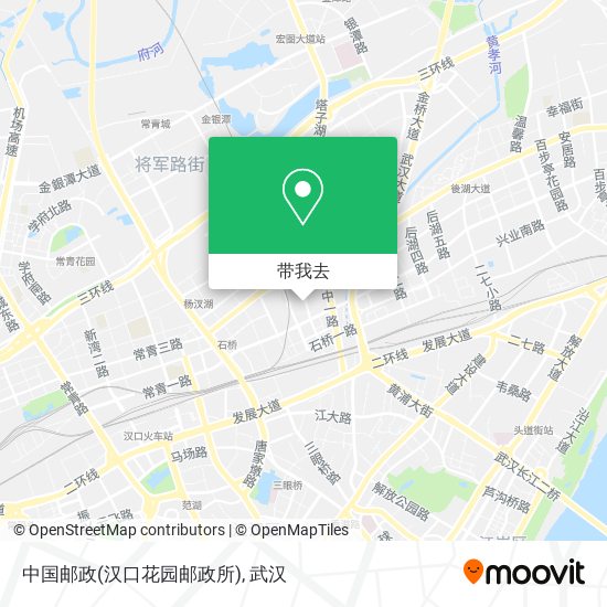 中国邮政(汉口花园邮政所)地图