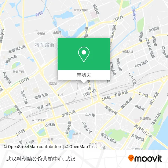 武汉融创融公馆营销中心地图