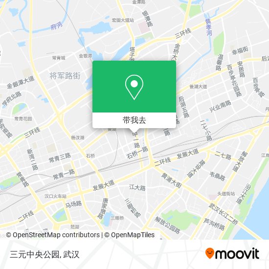 三元中央公园地图