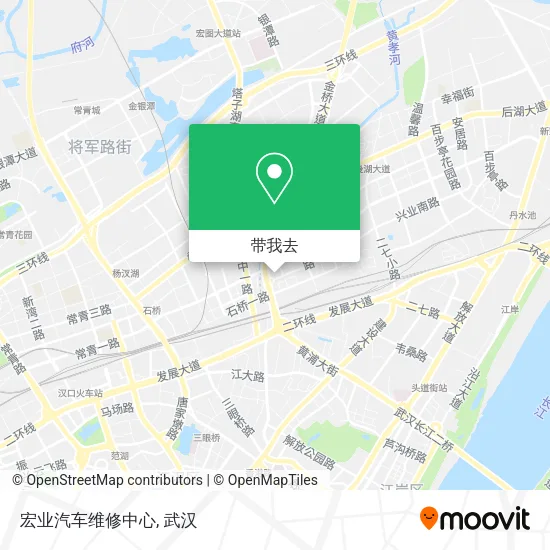 宏业汽车维修中心地图