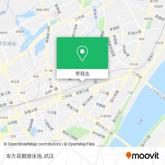 东方花都游泳池地图