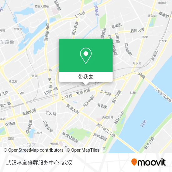武汉孝道殡葬服务中心地图
