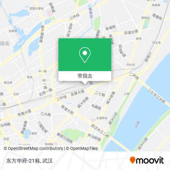 东方华府-21栋地图