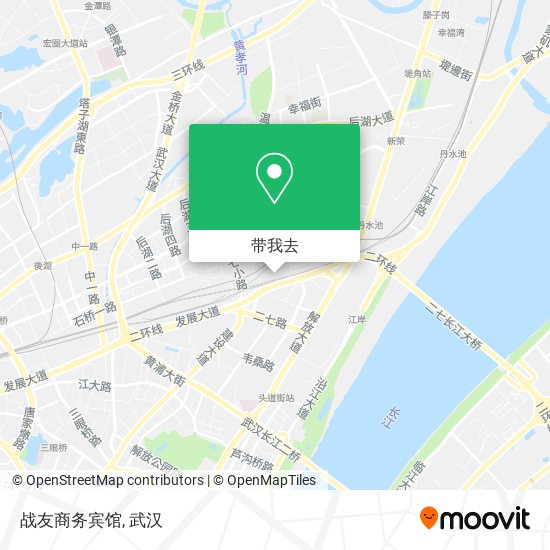 战友商务宾馆地图