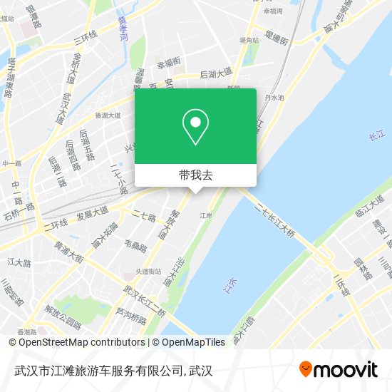 武汉市江滩旅游车服务有限公司地图
