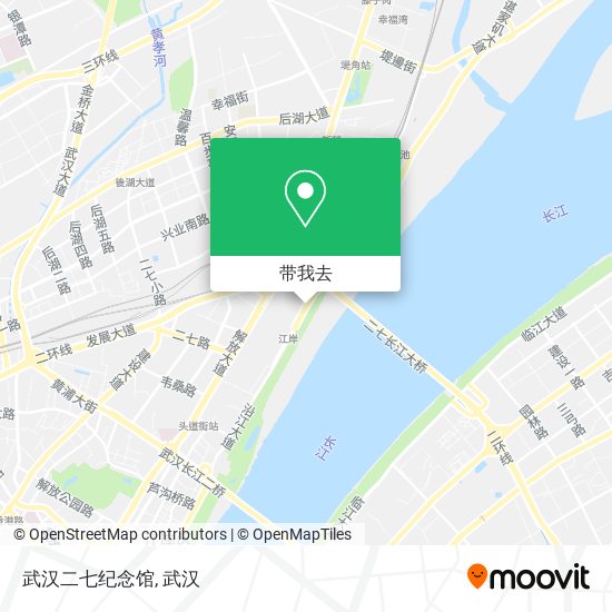 武汉二七纪念馆地图