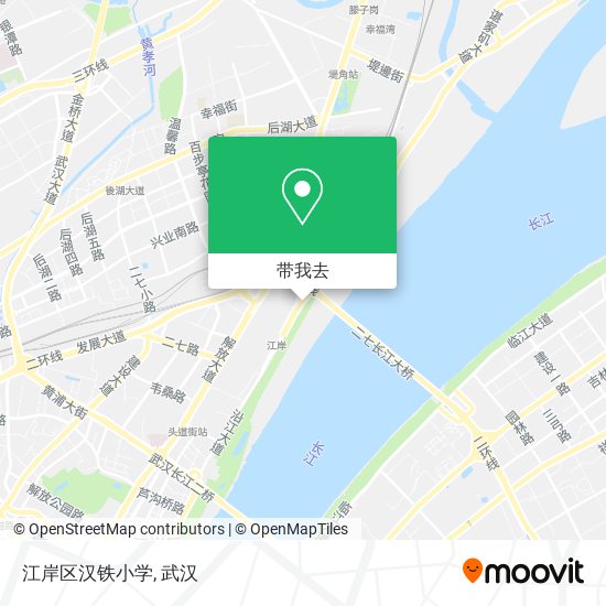 江岸区汉铁小学地图