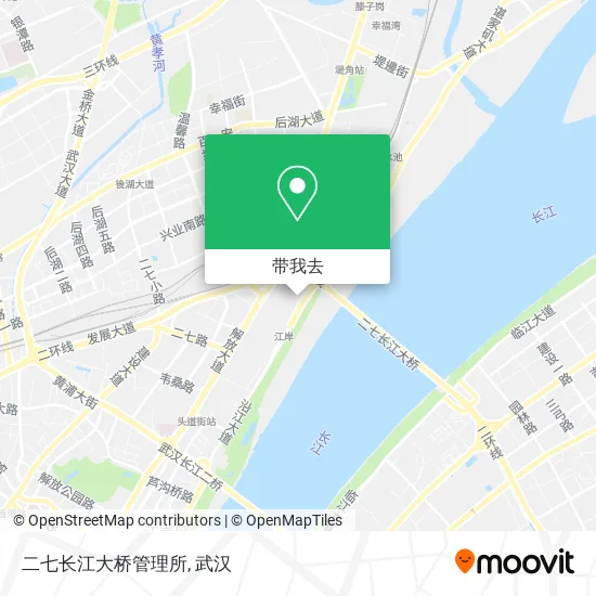二七长江大桥管理所地图