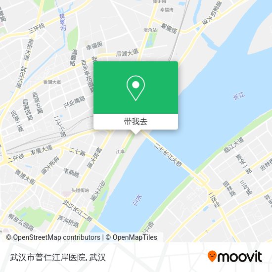 武汉市普仁江岸医院地图