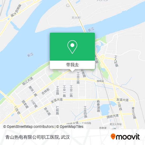 青山热电有限公司职工医院地图