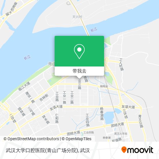 武汉大学口腔医院(青山广场分院)地图