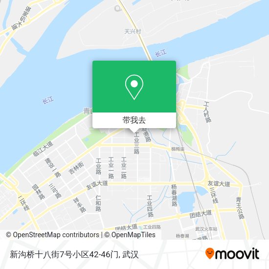 新沟桥十八街7号小区42-46门地图