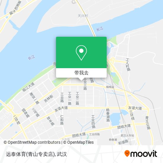 远泰体育(青山专卖店)地图