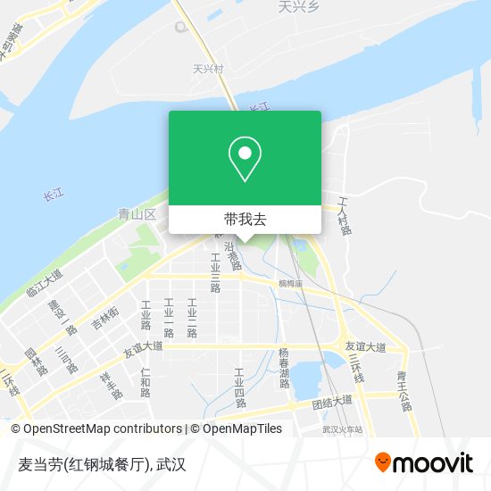 麦当劳(红钢城餐厅)地图