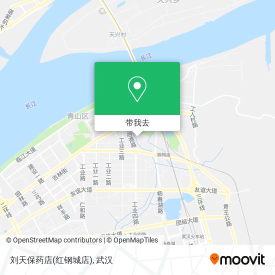 刘天保药店(红钢城店)地图