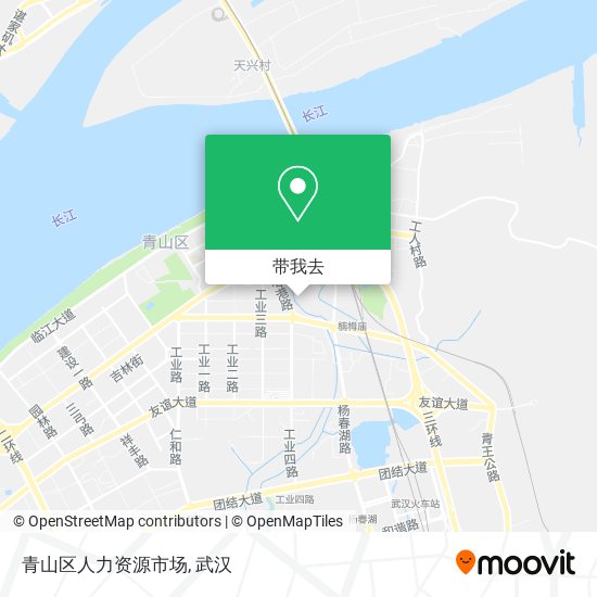 青山区人力资源市场地图