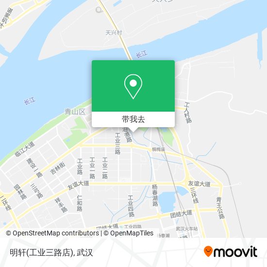 明轩(工业三路店)地图