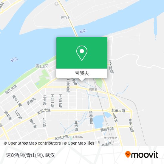 速8酒店(青山店)地图