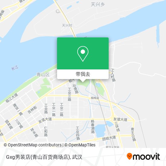 Gxg男装店(青山百货商场店)地图