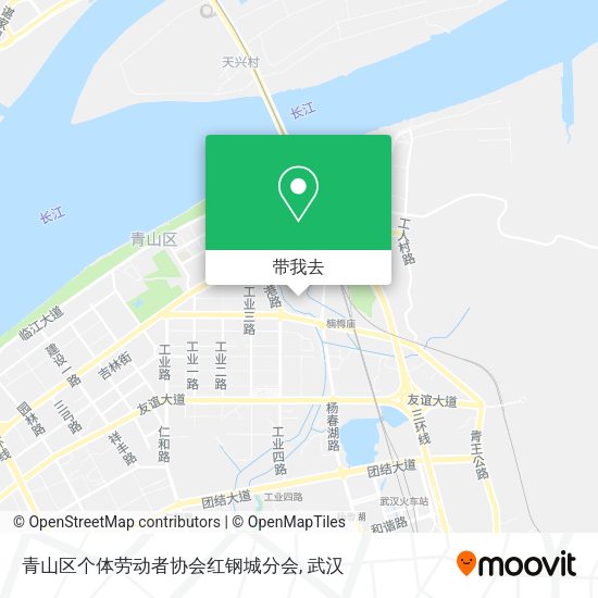 青山区个体劳动者协会红钢城分会地图