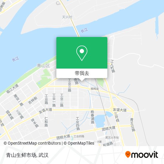 青山生鲜市场地图