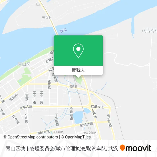 青山区城市管理委员会(城市管理执法局)汽车队地图