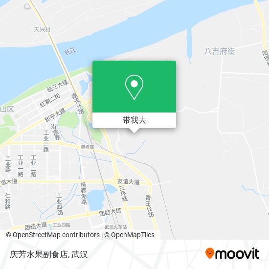 庆芳水果副食店地图