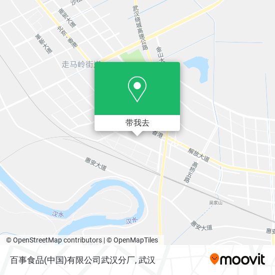 百事食品(中国)有限公司武汉分厂地图