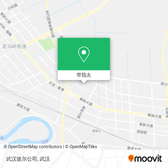 武汉玻尔公司地图