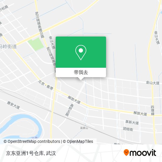 京东亚洲1号仓库地图