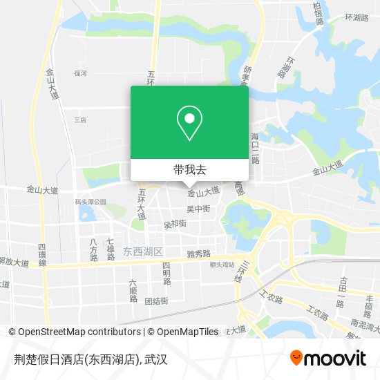 荆楚假日酒店(东西湖店)地图
