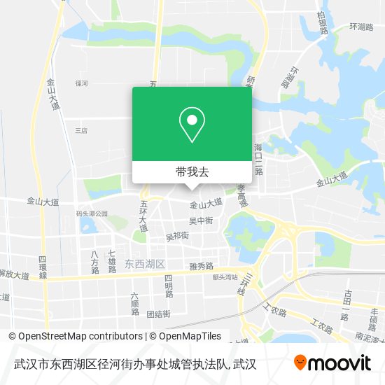 武汉市东西湖区径河街办事处城管执法队地图