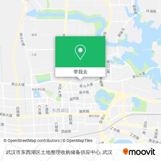 武汉市东西湖区土地整理收购储备供应中心地图