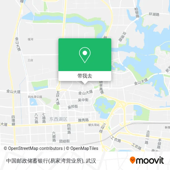 中国邮政储蓄银行(易家湾营业所)地图