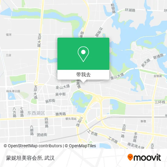 蒙妮坦美容会所地图