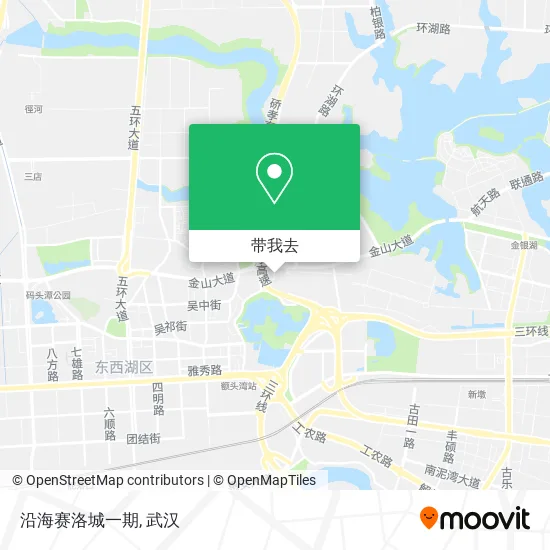 沿海赛洛城一期地图