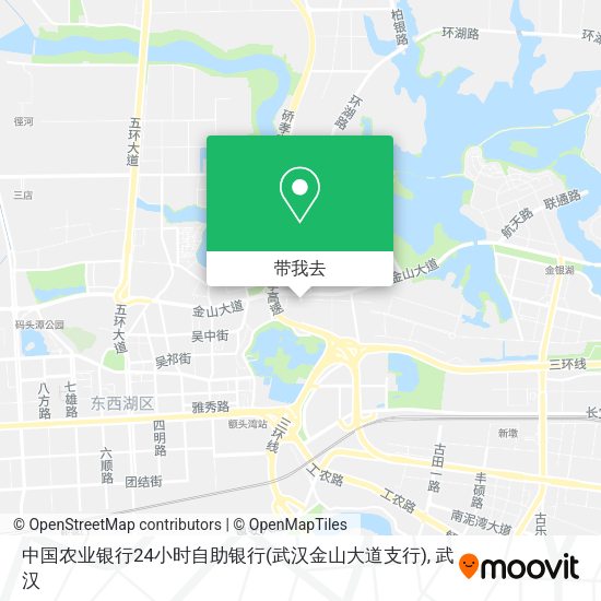 中国农业银行24小时自助银行(武汉金山大道支行)地图