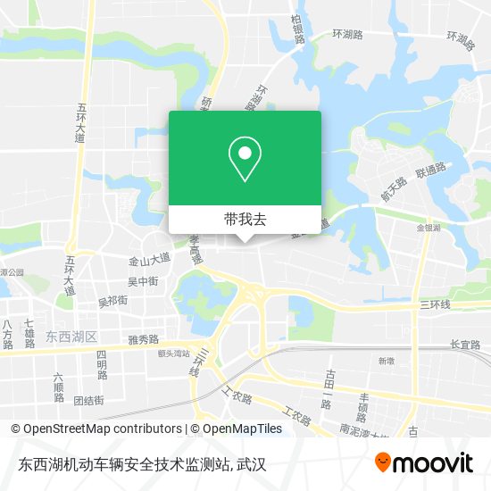东西湖机动车辆安全技术监测站地图
