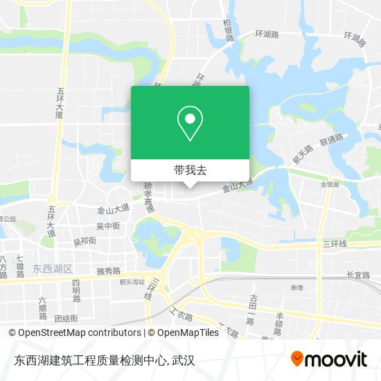 东西湖建筑工程质量检测中心地图