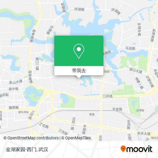 金湖家园-西门地图