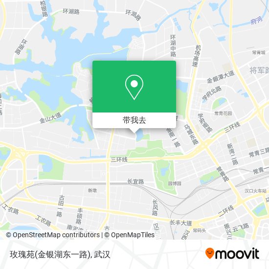 玫瑰苑(金银湖东一路)地图