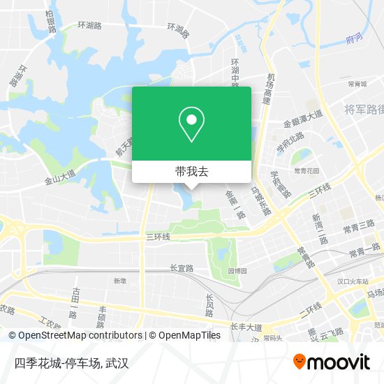 四季花城-停车场地图