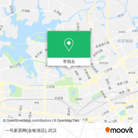 一号家居网(金银湖店)地图