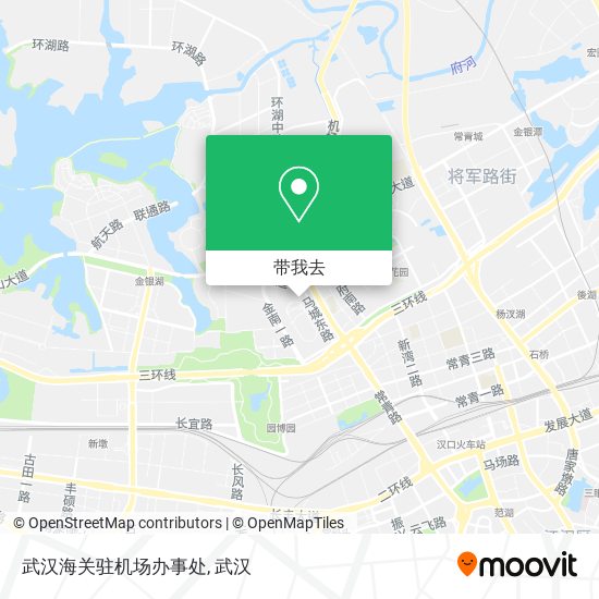 武汉海关驻机场办事处地图