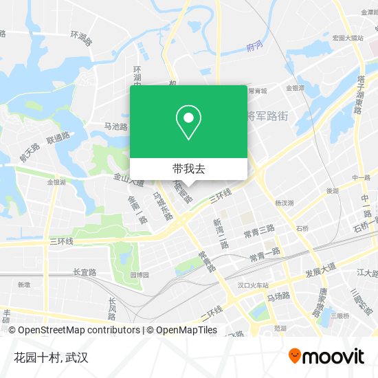 花园十村地图