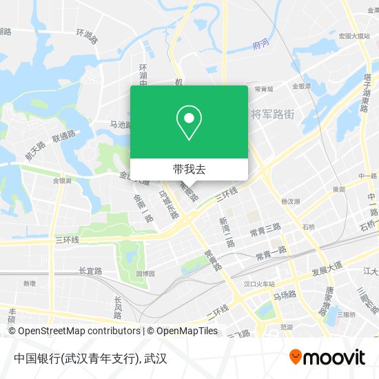 中国银行(武汉青年支行)地图