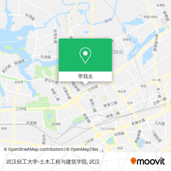 武汉轻工大学-土木工程与建筑学院地图