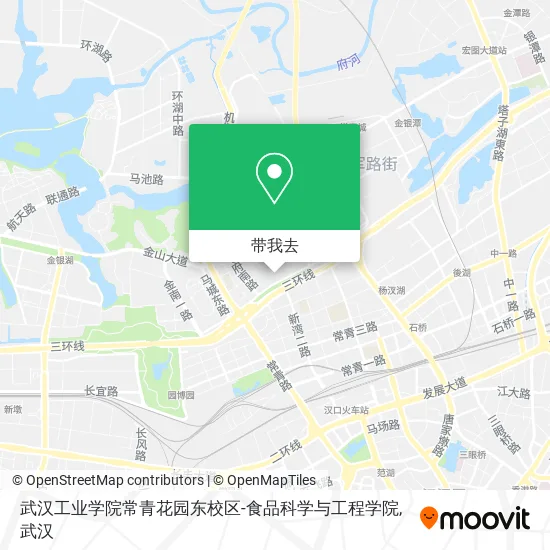 武汉工业学院常青花园东校区-食品科学与工程学院地图