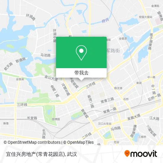 宜佳兴房地产(常青花园店)地图